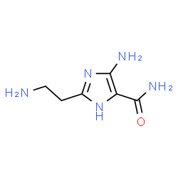 1H-Imidazole-4-carboxamide,5-amino-2-(2-aminoethyl)- Structure