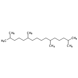 2,6,11,15-Tetramethylhexadecane Structure