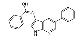 N-(5-phenyl-1H-pyrrolo[2,3-b]pyridin-3-yl)benzamide Structure