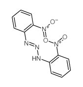 2-nitro-N-(2-nitrophenyl)diazenyl-aniline structure