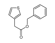 benzyl 2-thiophen-3-ylacetate结构式