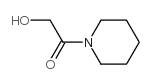 2-羟基-1-(1-哌啶基)乙酮结构式