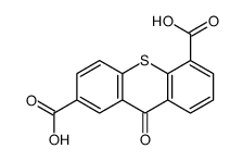 9-oxothioxanthene-2,5-dicarboxylic acid结构式