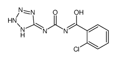 2-chloro-N-(2H-tetrazol-5-ylcarbamoyl)benzamide结构式