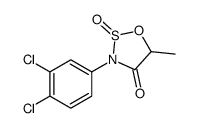 3-(3,4-dichlorophenyl)-5-methyl-2-oxooxathiazolidin-4-one Structure