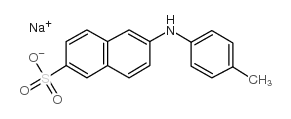 6-(p-Toluidino)-2-naphthalenesulfonic acid sodium salt Structure