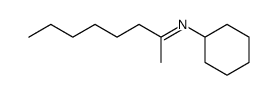 cyclohexyl-(1-methyl-heptylidene)-amine结构式