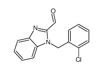 1-(2-CHLOROBENZYL)-1H-BENZIMIDAZOLE-2-CARBALDEHYDE Structure