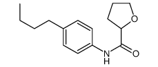 2-Furancarboxamide,N-(4-butylphenyl)tetrahydro-(9CI) Structure