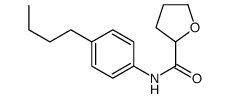 2-Furancarboxamide,N-(4-butylphenyl)tetrahydro-(9CI) structure