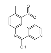 Pyrazinecarboxamide, N-(4-methyl-3-nitrophenyl)- (9CI)结构式