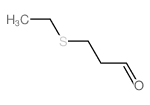 3-ethylsulfanylpropanal Structure