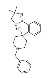 1-benzyl-4-(2-(4,4-dimethyl-4,5-dihydrooxazol-2-yl)phenyl)piperidin-4-ol Structure