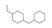 1α-(Cyclohexylmethyl)-4β-ethylcyclohexane structure