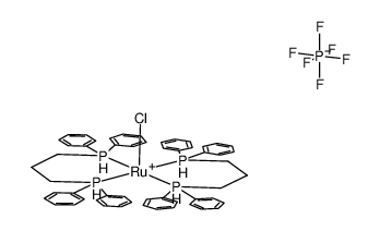 [RuCl(1,3-bis(diphenylphosphino)propane)2][PF6]结构式