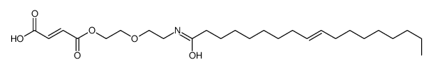 [(Z)-2-[2-[(1-oxo-9-octadecenyl)amino]ethoxy]ethyl] hydrogen maleate structure