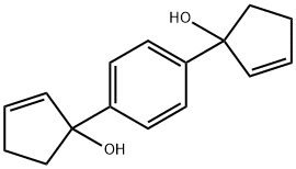 1,1'-(1,4-Phenylene)bis(2-cyclopenten-1-ol)结构式