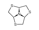 (+/-)-(2ar,4ac,6ac)-hexahydro-1,3,5-trithia-6b-aza-cyclopenta[cd]pentalene Structure