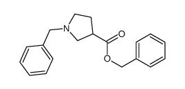 Benzyl N-Benzylpyrrolidine-3-carboxylate Structure