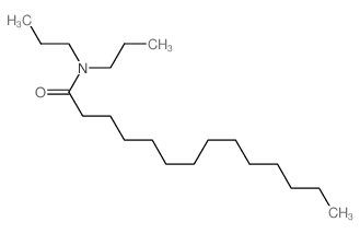 Tetradecanamide,N,N-dipropyl- Structure
