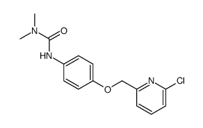 3-[4-[(6-chloropyridin-2-yl)methoxy]phenyl]-1,1-dimethylurea Structure