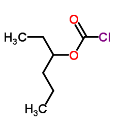 氯甲酸-3-己酯结构式
