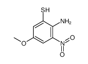 2-amino-5-methoxy-3-nitrobenzenethiol Structure