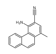 4-amino-1-methylphenanthrene-3-carbonitrile Structure