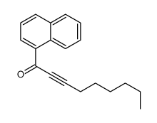 1-naphthalen-1-ylnon-2-yn-1-one结构式