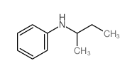 Benzenamine, N- (1-methylpropyl)-结构式