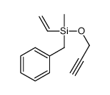 benzyl-ethenyl-methyl-prop-2-ynoxysilane结构式