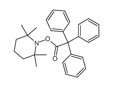 2,2,6,6-tetramethylpiperidin-1-yl 2,2,2-triphenylacetate结构式
