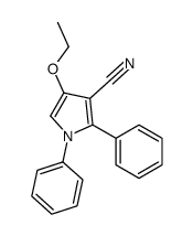 4-ethoxy-1,2-diphenylpyrrole-3-carbonitrile结构式