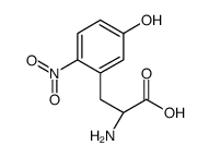 (2S)-2-amino-3-(5-hydroxy-2-nitrophenyl)propanoic acid Structure