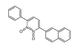 6-naphthalen-2-yl-2-oxido-3-phenylpyridazin-1-ium 1-oxide Structure