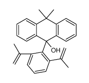 9-<2,6-Bis(1-methylethenyl)phenyl>-9,10-dihydro-10,10-dimethyl-9-anthracenol Structure
