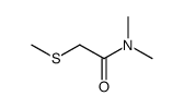 N,N-dimethyl-2-methylsulfanylacetamide结构式
