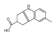 7-methyl-1,2,3,4-tetrahydrocyclopenta[b]indole-2-carboxylic acid结构式