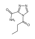 4-butanoyl-1,2,4-triazole-3-carboxamide结构式