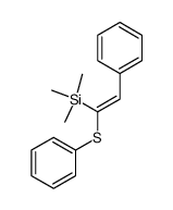 (E)-1-phenylthio-1-trimethylsilyl-2-phenylethylene结构式