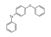 1-phenoxy-4-phenyltellanylbenzene Structure