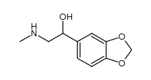 1-benzo[1,3]dioxol-5-yl-2-methylamino-ethanol结构式