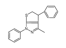 3-methyl-1,4-diphenyl-4,5-dihydrothieno[2,3-c]pyrazole Structure