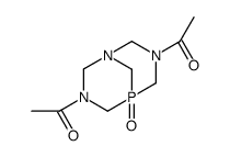 1-(3-acetyl-5-oxo-1,3,7-triaza-5λ5-phosphabicyclo[3.3.1]nonan-7-yl)ethanone结构式