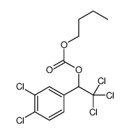 butyl [2,2,2-trichloro-1-(3,4-dichlorophenyl)ethyl] carbonate Structure