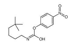 (4-nitrophenyl) N-(5,5-dimethylhexyl)carbamate结构式