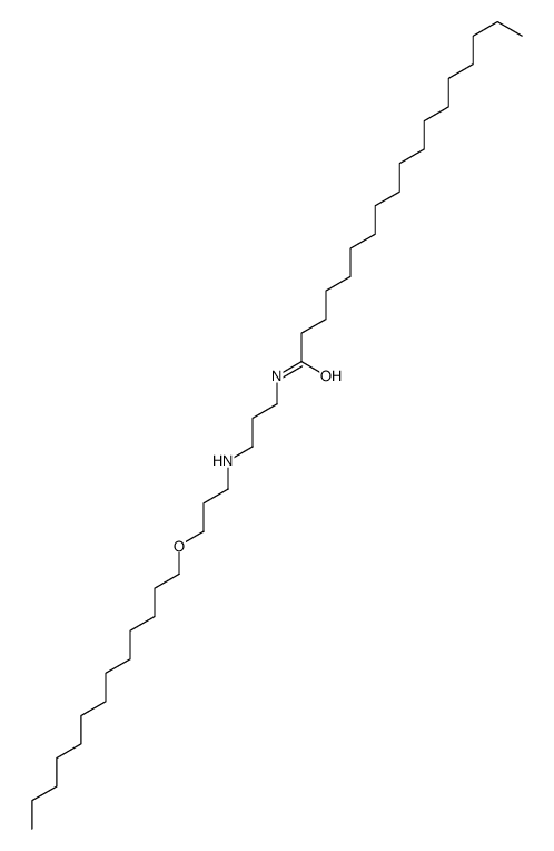 N-[3-(3-tridecoxypropylamino)propyl]octadecanamide Structure