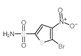5-Bromo-4-nitrothiophene-2-sulfonamide Structure