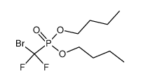 di(n-butyl) bromodifluoromethylphosphonate Structure