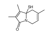 1,2,7-trimethyl-8a-sulfanyl-5,8-dihydroindolizin-3-one结构式